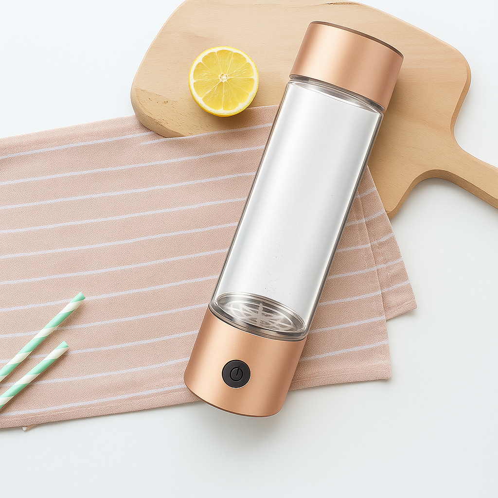Hydrogen Water Generator Bottles, Portable Hydrogenated Water Bottle with SPE PEM Technology